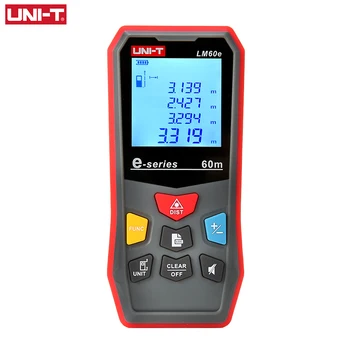 UNI-T 45M 50M 60M Laser Rangefinder Digital Laser Distance Meter Ruler Building Tape Measure Large LCD Backlight
UNI-T 45M 50M 60M Laser Rangefinder Digital Laser Distance Meter Ruler Building Tape Measure Large LCD Backlight