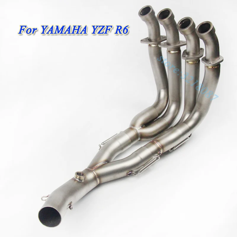 Motorcycle Exhaust Pipe Escapefor with Front Link Pipe Stainless Steel Exhaust Downpipes For YAMAHA YZF R6
Motorcycle Exhaust Pipe Escapefor with Front Link Pipe Stainless Steel Exhaust Downpipes For YAMAHA YZF R6