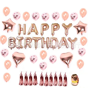 New Birthday Wedding Package Champagne Gold Rose Gold Wedding Room Atmosphere Decoration Party Decoration Aluminum Film Balloon
New Birthday Wedding Package Champagne Gold Rose Gold Wedding Room Atmosphere Decoration Party Decoration Aluminum Film Balloon