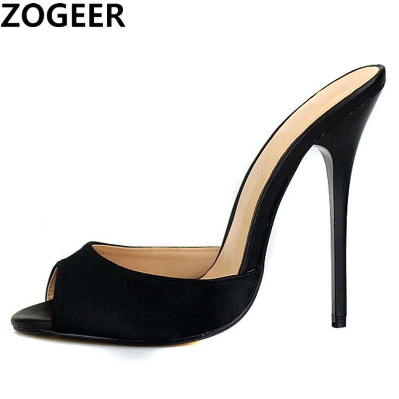 Plus Size 48 Super 13cm High Heel Slippers Women Open Toe Flip Flops woman Black slip on Mules Thin Heeled Summer shoes women
Plus Size 48 Super 13cm High Heel Slippers Women Open Toe Flip Flops woman Black slip on Mules Thin Heeled Summer shoes women