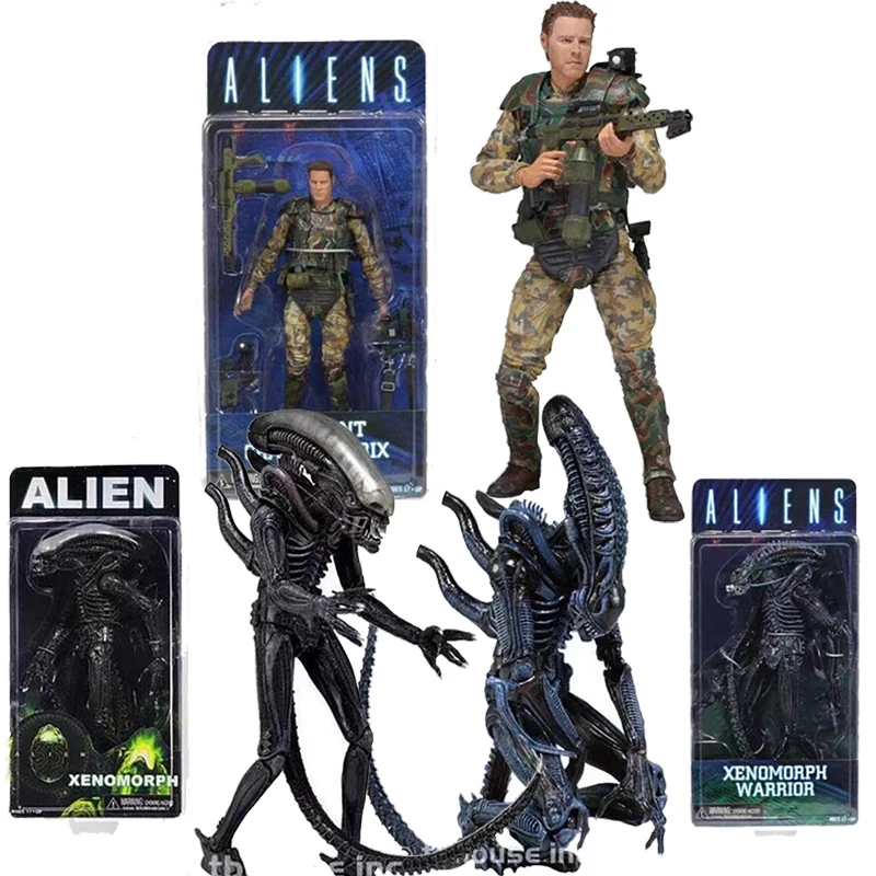 7inch NECA Aliens vs Predator Sergeant Craig Windrix Xenomorph Warrior Action Figure Model Toy Doll
7inch NECA Aliens vs Predator Sergeant Craig Windrix Xenomorph Warrior Action Figure Model Toy Doll