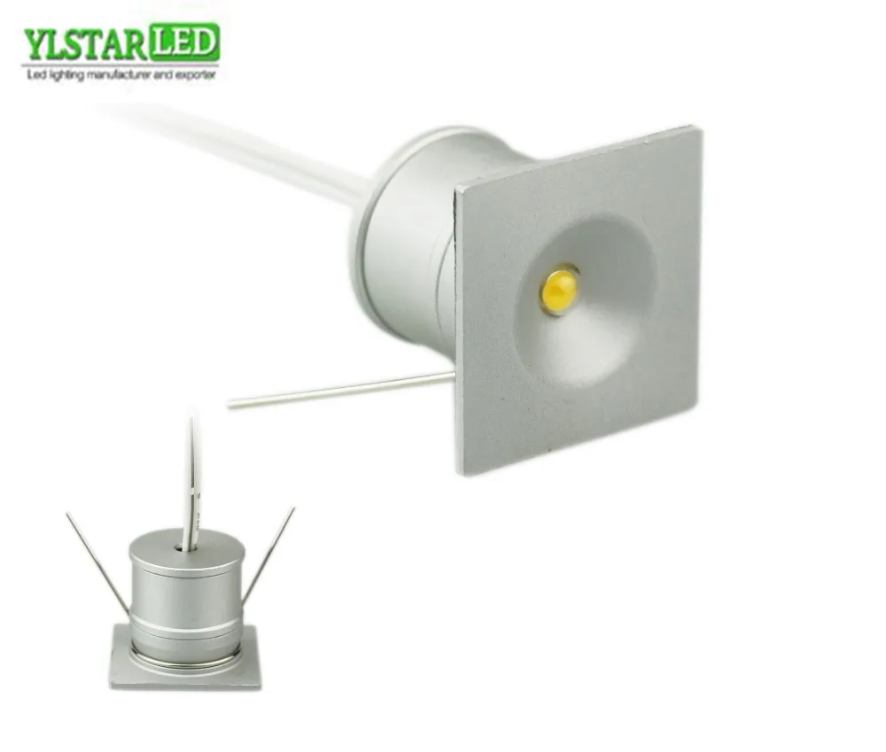 YLSTAR 12V 24V 85-265V Мини светодиодный прожектор 3W 25mm 240Lm 80Ra мини для витрины шкафа