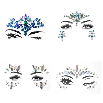 Temporary Rhinestone Glitter Tattoo Stickers Face Jewels Gems Festival Party Makeup Eye Face Crystal Stickers Luminous Stickers
Temporary Rhinestone Glitter Tattoo Stickers Face Jewels Gems Festival Party Makeup Eye Face Crystal Stickers Luminous Stickers