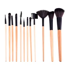 12pcs set Makeup Pinceis de font b Maquiagem b font Brushes Powder Foundation Eyeshadow Lipstick Face