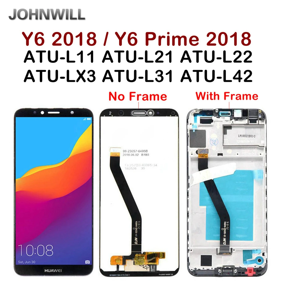 Hot Huawei Y6 LCD Display Touch Screen Digitizer with Frame for Huawei Y6 Prime 2018 LCD ATU L11 L21 L22 LX1 LX3 L31 L42 Screen
Hot Huawei Y6 LCD Display Touch Screen Digitizer with Frame for Huawei Y6 Prime 2018 LCD ATU L11 L21 L22 LX1 LX3 L31 L42 Screen
