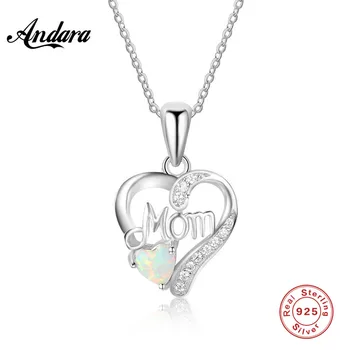 2018 New Design Necklace in Sterling Silver MOM Crystal AAA Zircon Protein Heart Pendant Woman Charm Jewelery 
2018 New Design Necklace in Sterling Silver MOM Crystal AAA Zircon Protein Heart Pendant Woman Charm Jewelery
