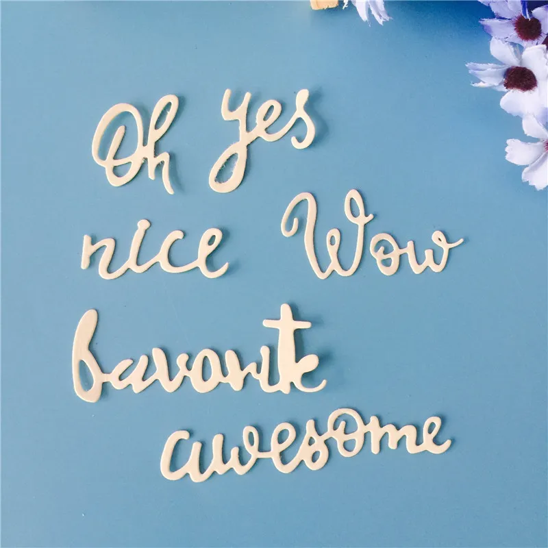 Surprised Letter Words Metal Cutting Dies for Scrapbooking DIY Album Embossing Folder Paper Cards Maker Template Decor Stencils
Surprised Letter Words Metal Cutting Dies for Scrapbooking DIY Album Embossing Folder Paper Cards Maker Template Decor Stencils