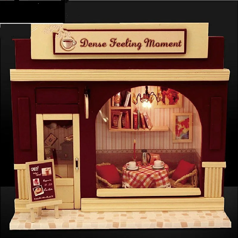 DIY Dence Feeling Moment Europe Shop Wooden Dollhouse Furniture Miniatura Miniature Handmade Special Room Wood House Toy Dolls
DIY Dence Feeling Moment Europe Shop Wooden Dollhouse Furniture Miniatura Miniature Handmade Special Room Wood House Toy Dolls