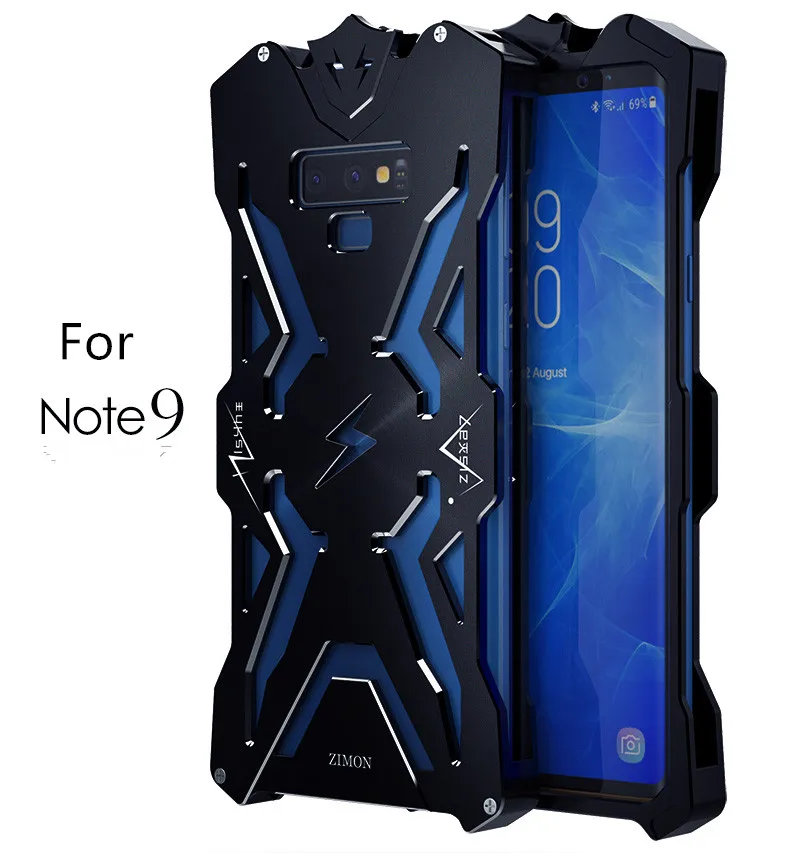For Samsung Galaxy Note 9 Case Zimon Armor Metal Powerful Case for SM Note 9 Not9 Shockproof CNC Anodized Aluminum Cover Case
For Samsung Galaxy Note 9 Case Zimon Armor Metal Powerful Case for SM Note 9 Not9 Shockproof CNC Anodized Aluminum Cover Case