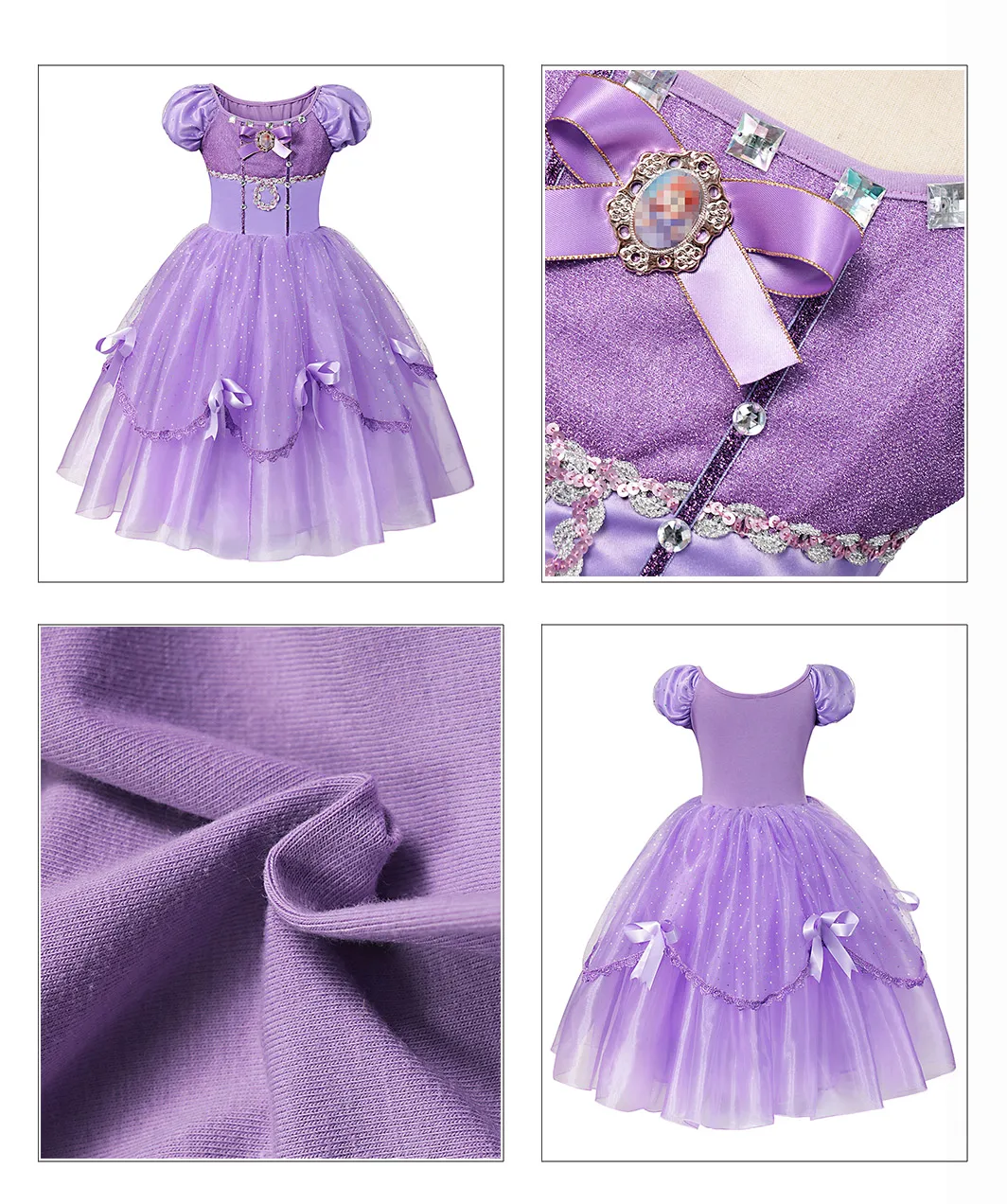 Vestido Princesa Sofia - Desapegos de Roupas quase novas ou nunca usadas  para bebês, crianças e mamães. 694455