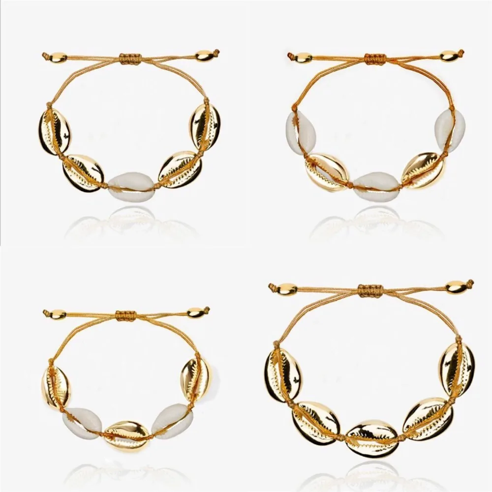 1pc gold Cowrie shell Bracelet femme Adjustable boho Macrame friendship Real Seashell Bracelet Mothers Day Jewelry Gift 7689
1pc gold Cowrie shell Bracelet femme Adjustable boho Macrame friendship Real Seashell Bracelet Mothers Day Jewelry Gift 7689