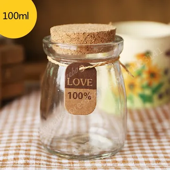 500PCS 100cc DIY Levitation Bottle For Pudding Mini Glass Bottles With Corks 100ml Clear Milk Jar
500PCS 100cc DIY Levitation Bottle For Pudding Mini Glass Bottles With Corks 100ml Clear Milk Jar