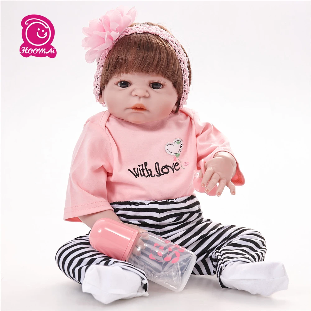 55cm Full Silicone Reborn Baby Dolls Body Soft Silicone Reborn Realistic Bebe Alive Babies Dolls for Girls Bath Playmate Gift
55cm Full Silicone Reborn Baby Dolls Body Soft Silicone Reborn Realistic Bebe Alive Babies Dolls for Girls Bath Playmate Gift