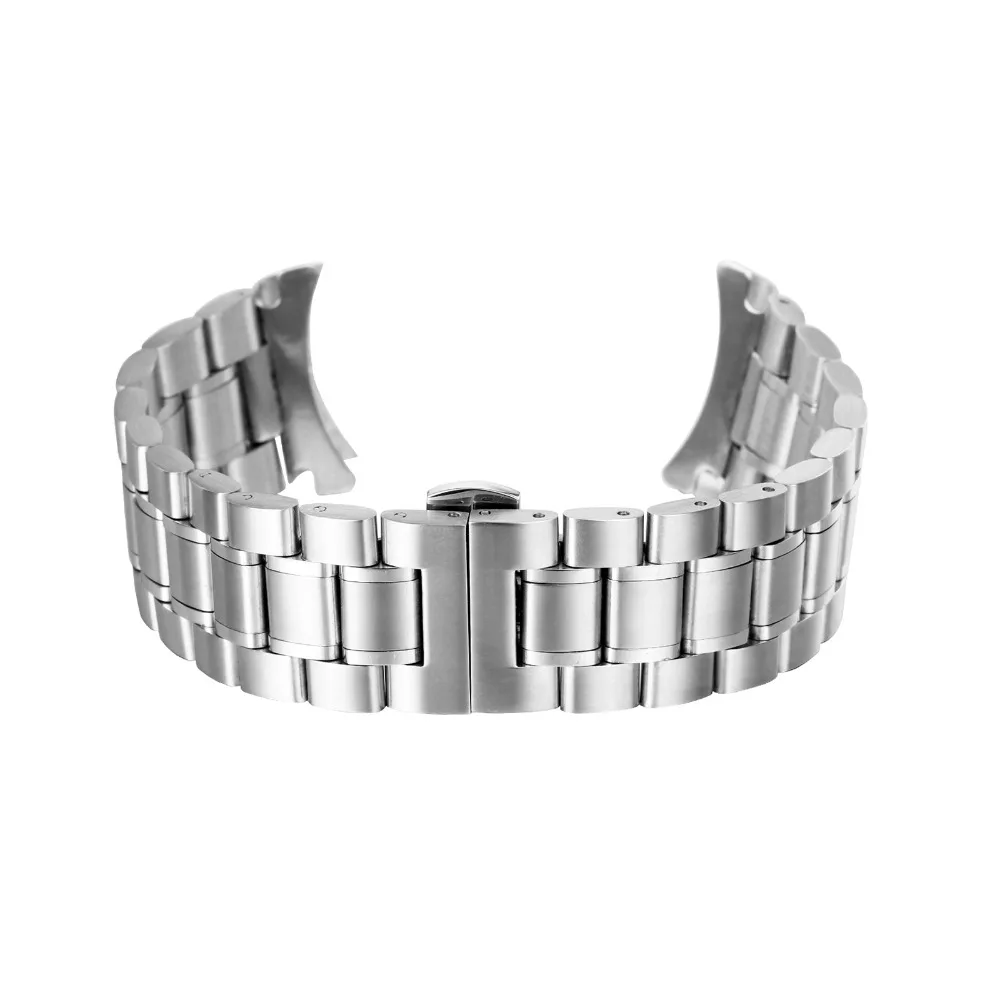 Sport Silver Stainless Steel Strap Watchband Butterfly Double Deployment 20mm Metal Strap Wrist Watch Replacement Bracelet 
Sport Silver Stainless Steel Strap Watchband Butterfly Double Deployment 20mm Metal Strap Wrist Watch Replacement Bracelet