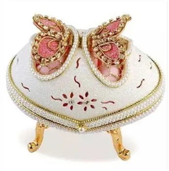 New Pearl Diamond Pink Butterfly Music Box Eggshell Jewellery Box Girls women Hand Crank Music Box Mechanism Happy Birthday Gift
New Pearl Diamond Pink Butterfly Music Box Eggshell Jewellery Box Girls women Hand Crank Music Box Mechanism Happy Birthday Gift