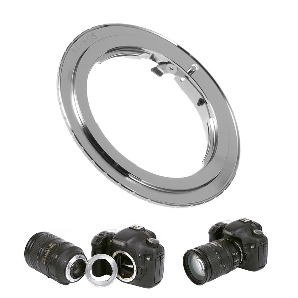 For AI-EOS Lens Adapter for Nikon AI AI-S F Lens to Canon EF for EOS Camera AF Confirm Ring DSLR Camera
For AI-EOS Lens Adapter for Nikon AI AI-S F Lens to Canon EF for EOS Camera AF Confirm Ring DSLR Camera