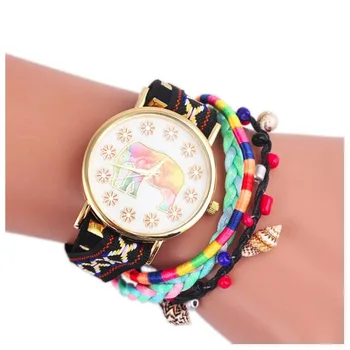 luck star Elephant Pattern Knitting Dial Quartz Casual Wrist Watch Bracelet Watch
luck star Elephant Pattern Knitting Dial Quartz Casual Wrist Watch Bracelet Watch