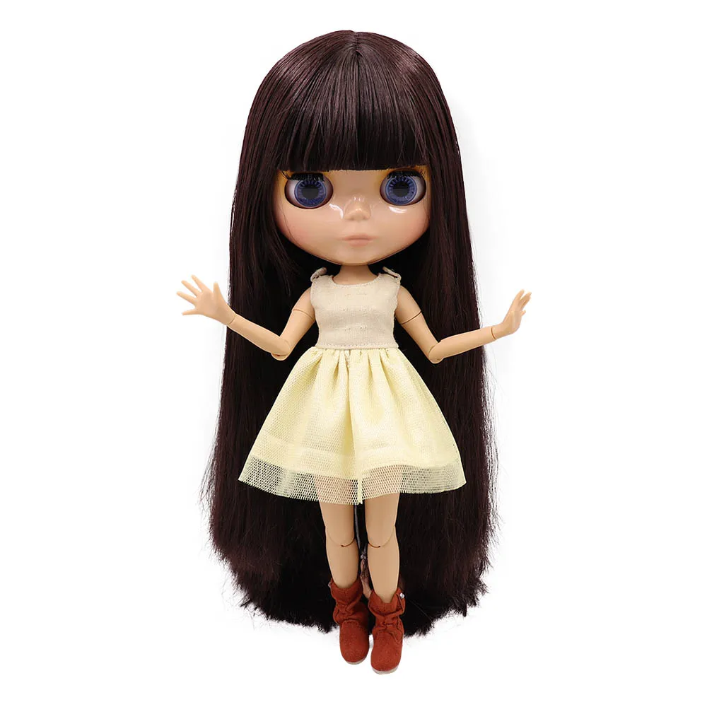 Blyth nude doll joint Body ICY deep brown hair Tan skin with bangs No.BL0312 DIY toy gift ICY BJD free shipping
Blyth nude doll joint Body ICY deep brown hair Tan skin with bangs No.BL0312 DIY toy gift ICY BJD free shipping