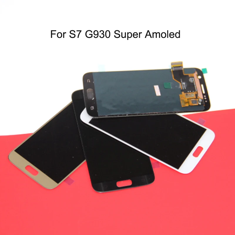 Супер AMOLED для Samsung Galaxy S7 G930F G930FD G930A G930 ЖК-дисплей + сенсорный экран дигитайзер