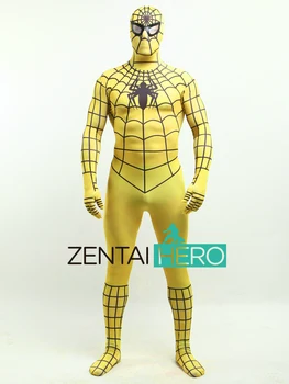 Free Shipping DHL Printing Yellow Spiderman Costume Movie Costume Spiderman Superhero Costume Fancy Dress For 2017 Halloween
Free Shipping DHL Printing Yellow Spiderman Costume Movie Costume Spiderman Superhero Costume Fancy Dress For 2017 Halloween