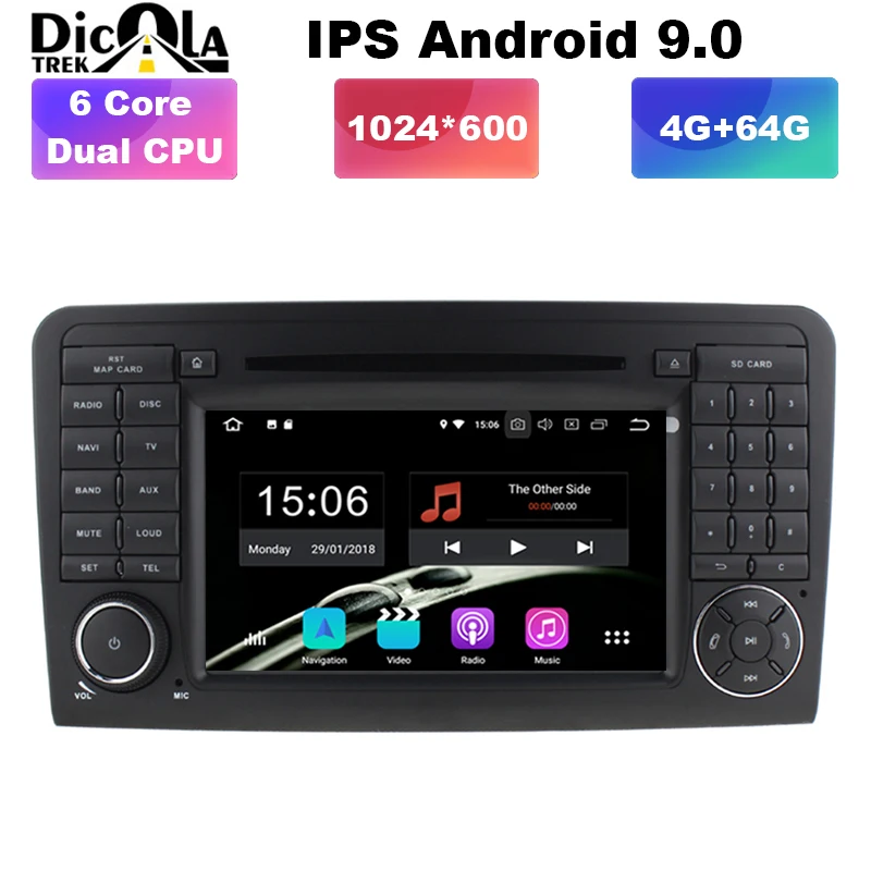 7" IPS Android 9.0 4G 6 Core Dual CPU CAR DVD player For Mercedes Benz GL ML CLASS W164 ML350 ML500 X164 GL320 GPS stereo radio
7" IPS Android 9.0 4G 6 Core Dual CPU CAR DVD player For Mercedes Benz GL ML CLASS W164 ML350 ML500 X164 GL320 GPS stereo radio