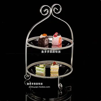 1PCS European silver plated double cake plate English afternoon tea snack plate multi-layer fruit plate
1PCS European silver plated double cake plate English afternoon tea snack plate multi-layer fruit plate