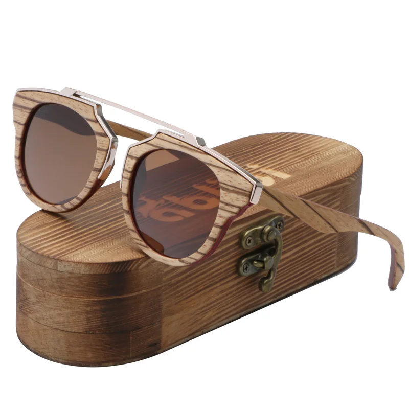 Ablibi Men's Skateboard Zebra Wood Sunglasses Men Polarized Bamboo Wooden Sun Glasses oculos de sol feminina in Wood Box
Ablibi Men's Skateboard Zebra Wood Sunglasses Men Polarized Bamboo Wooden Sun Glasses oculos de sol feminina in Wood Box