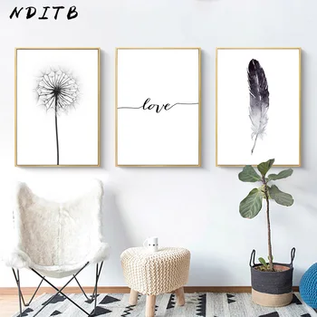 Dandelion Botanical Feather Scandinavian Poster Nordic Style Love Wall Art Canvas Print Painting Decoration Picture Home Decor
Dandelion Botanical Feather Scandinavian Poster Nordic Style Love Wall Art Canvas Print Painting Decoration Picture Home Decor