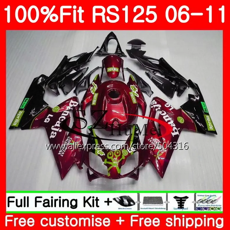 Injection For Aprilia RS-125 RS125 06 07 08 09 10 11 80SH2 TOP Wine Red RS4 RSV125 RS 125 2006 2007 2008 2009 2010 2011 Fairing
Injection For Aprilia RS-125 RS125 06 07 08 09 10 11 80SH2 TOP Wine Red RS4 RSV125 RS 125 2006 2007 2008 2009 2010 2011 Fairing
