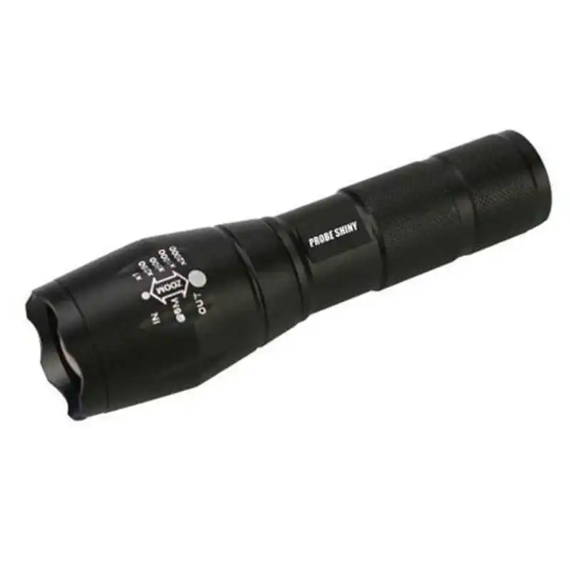 G700 X800 Tactical Zoomable XML T6 LED Military Flashlight Torch 18650 Light Lamp powerful led flashlight rechargeable #4S7 (1)