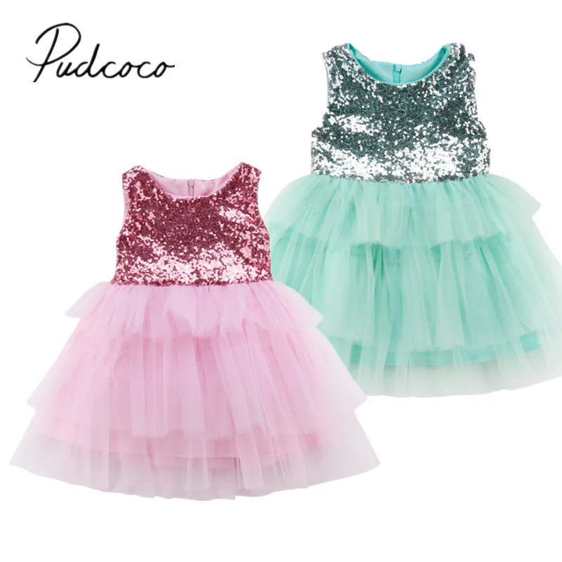 2018 Brand New Toddler Infant Flower Girl Sequin Princess Dress Kid Baby Birthday Party Tulle Chiffon Ball Gown Dresses 1-6T
2018 Brand New Toddler Infant Flower Girl Sequin Princess Dress Kid Baby Birthday Party Tulle Chiffon Ball Gown Dresses 1-6T