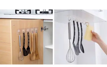 10/set Sticking hook seamless strong transparent kitchen wall hook bathroom hook nail free magic sticky hook
10/set Sticking hook seamless strong transparent kitchen wall hook bathroom hook nail free magic sticky hook