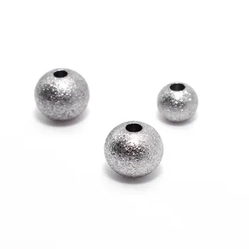 3 4 5 6 8mm Stainless Steel Round Spacer Beads Matte Frosted Ball End Seed Beads Findings DIY for Bracelet Jewelry Wholesale
3 4 5 6 8mm Stainless Steel Round Spacer Beads Matte Frosted Ball End Seed Beads Findings DIY for Bracelet Jewelry Wholesale