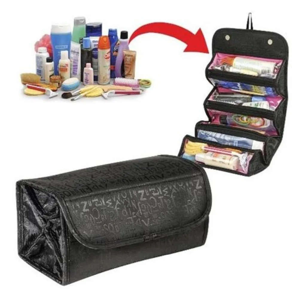 PACGOTH Portable Makeup Wash Bag Big Storage Organizer Black Rectangle Cosmetic Bag Travel Bag 51cm x 24.5cm,1 PC
PACGOTH Portable Makeup Wash Bag Big Storage Organizer Black Rectangle Cosmetic Bag Travel Bag 51cm x 24.5cm,1 PC