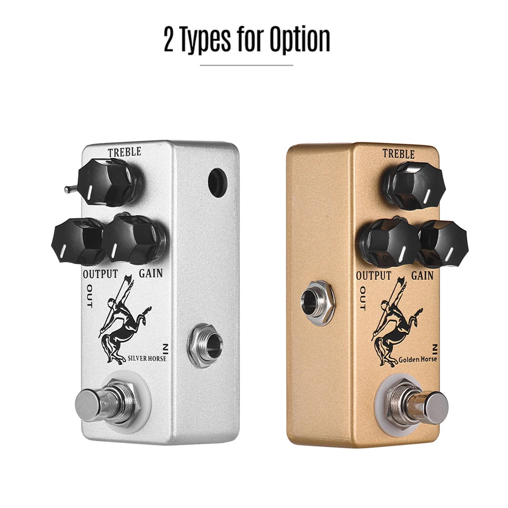 Muslady Guitar Effect Pedal Metal Case Classic Horse Head Real Bypass Guitar Accessories
Muslady Guitar Effect Pedal Metal Case Classic Horse Head Real Bypass Guitar Accessories