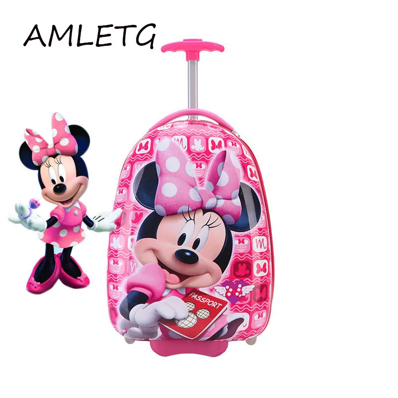 2018 New Girl 16 Inch Cartoon Children's Rolling Suitcase Children's Suitcase Boy Princess Mickey ABS Trolley Case Boarding Box
2018 New Girl 16 Inch Cartoon Children's Rolling Suitcase Children's Suitcase Boy Princess Mickey ABS Trolley Case Boarding Box