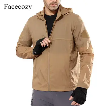 Facecozy Men Tactical Military Hunting Jacket Summer Breathable Hooded Climbing Male Ultra-Thin Quick Dry Hiking Sports Coat 5XL
Facecozy Men Tactical Military Hunting Jacket Summer Breathable Hooded Climbing Male Ultra-Thin Quick Dry Hiking Sports Coat 5XL