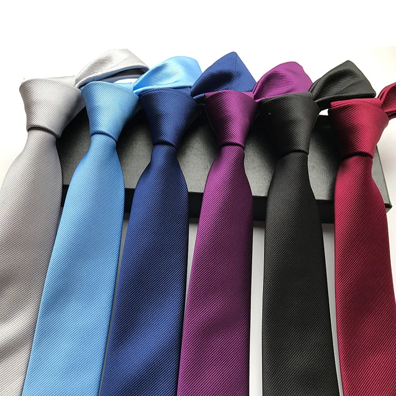 Фото OSCN7 одноцветное Цвет шеи галстук Для мужчин модные Универсальные Бизнес Gravata