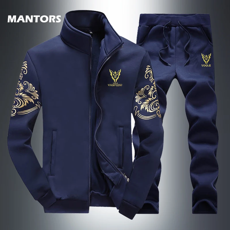 2019 Spring Autumn Men's Tracksuit Casual Sports Suit Print Men Sets Fleece Hoody Coats Zipper Sweatshirt+Pants Brand Clothing
2019 Spring Autumn Men's Tracksuit Casual Sports Suit Print Men Sets Fleece Hoody Coats Zipper Sweatshirt+Pants Brand Clothing