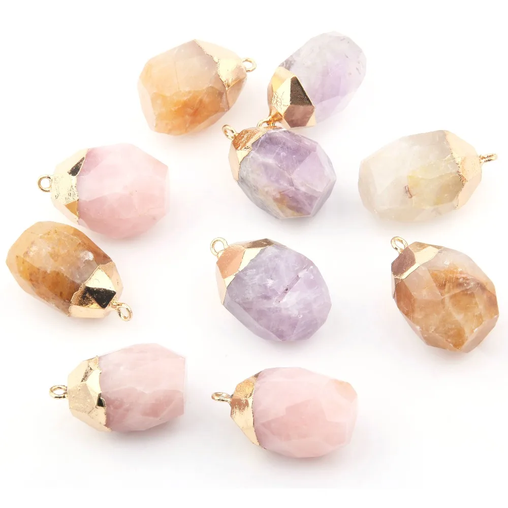 Wholesale 3 Color Irregular Natural Stone Pendant DIY for Necklace or Jewelry Making
Wholesale 3 Color Irregular Natural Stone Pendant DIY for Necklace or Jewelry Making