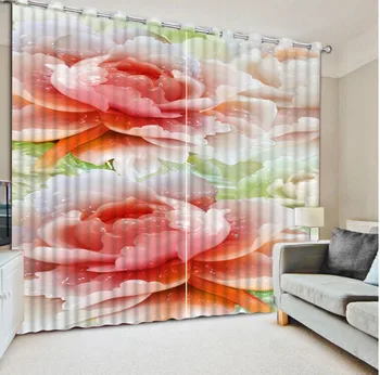 Scenery Beauty Digital Photo Printing Blackout 3D Curtains High quality custom 3d curtain fabric flower curtains
Scenery Beauty Digital Photo Printing Blackout 3D Curtains High quality custom 3d curtain fabric flower curtains