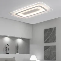Rectangular square ultra-thin acrylic LED ceiling lamp Living Room Bedroom Study Room Aisle Ceiling Light Commercial lighting image