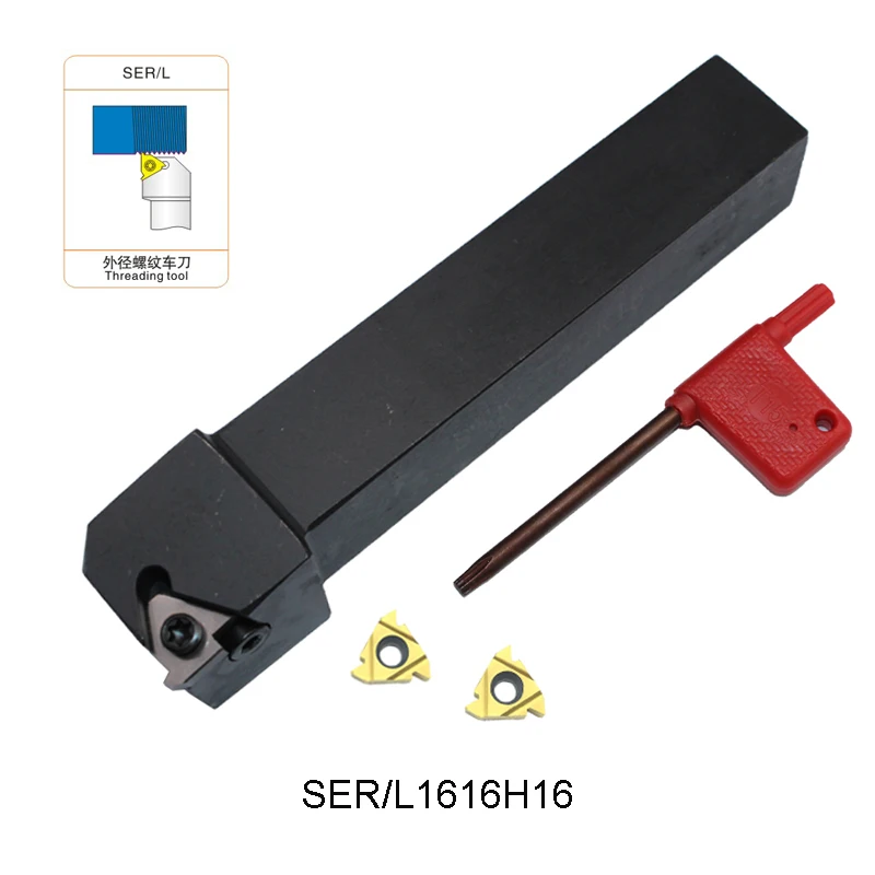 Держатель резьбонарезного инструмента SER1616H16 SEL1616H16, аксессуары для станков, оборудование для обработки металла для 16ER AG60
Держатель резьбонарезного инструмента SER1616H16 SEL1616H16, аксессуары для станков, оборудование для обработки металла для 16ER AG60