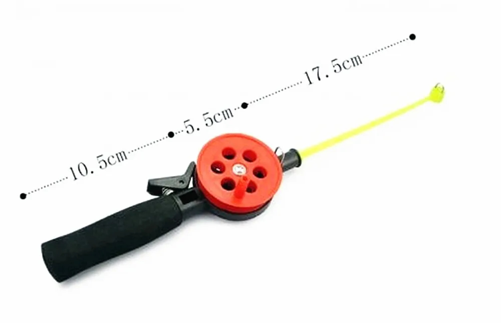34CM Portable Ice Fishing Rod Plastic Winter Fish Rod Mini Stream Pond Fishing Pole
34CM Portable Ice Fishing Rod Plastic Winter Fish Rod Mini Stream Pond Fishing Pole