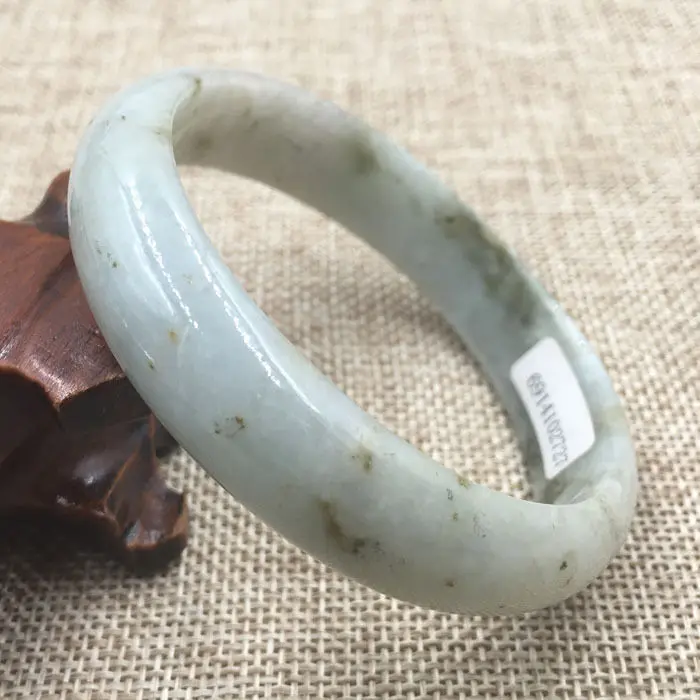 59mm Certified Grade A Natural Lavender Green Jadeite Jade Bracelet Bangle 2727
59mm Certified Grade A Natural Lavender Green Jadeite Jade Bracelet Bangle 2727