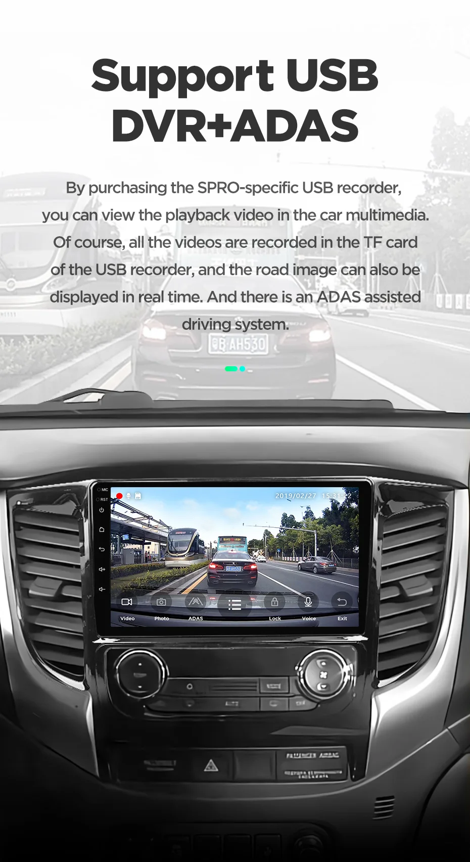 Excellent TEYES SPRO For Mitsubishi L200 2015 Car Radio Multimedia Video Player Navigation GPS Android 8.1 Accessories Sedan No dvd 2 din 17