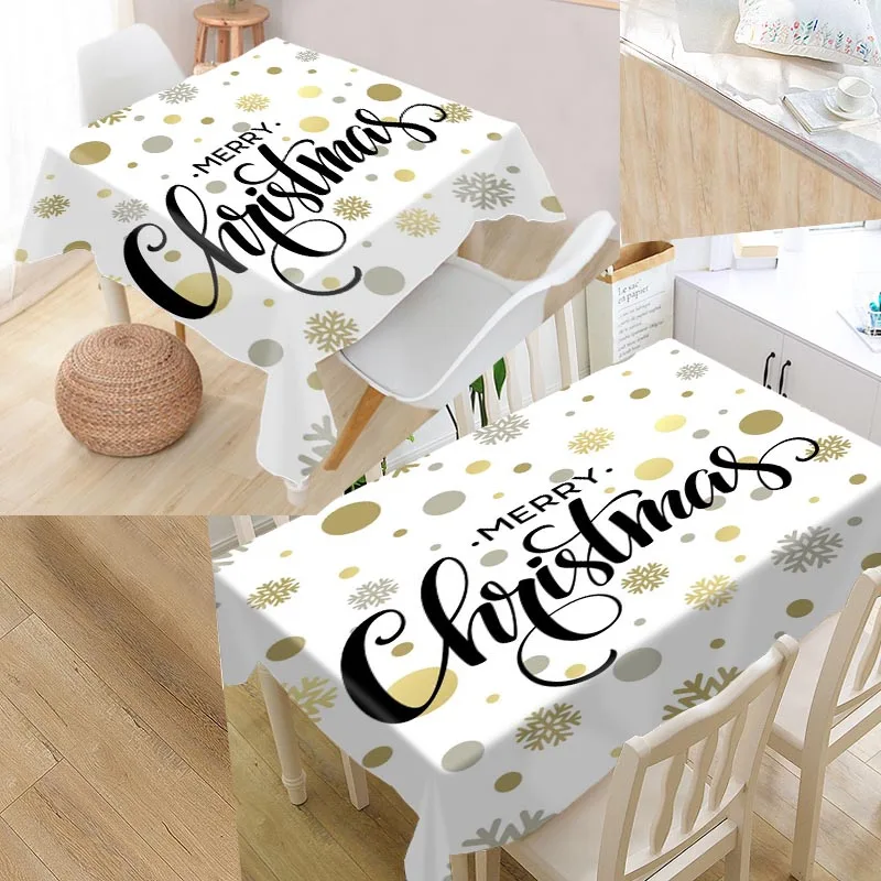 Custom Merry Christmas Pattern Tablecloth Waterproof Oilproof Rectangular Home Textiles Wedding Tablecloth #W000789K
Custom Merry Christmas Pattern Tablecloth Waterproof Oilproof Rectangular Home Textiles Wedding Tablecloth #W000789K