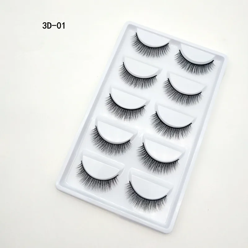 5 pairs of 3D water mink false eyelashes thick curls full eyelash extension female fashion eye makeup
5 pairs of 3D water mink false eyelashes thick curls full eyelash extension female fashion eye makeup