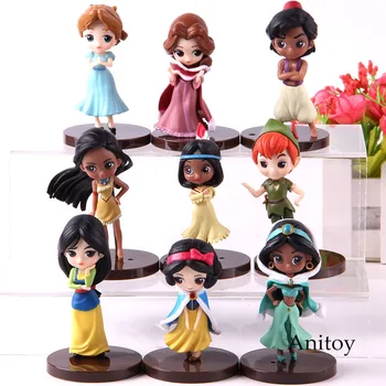 Princess Action Figure Dolls Peter Pan Mulan Snow White Belle Aladdin Pocahontas Tiger Lily QPosket Princesses PVC Toys 9pcs/set
Princess Action Figure Dolls Peter Pan Mulan Snow White Belle Aladdin Pocahontas Tiger Lily QPosket Princesses PVC Toys 9pcs/set