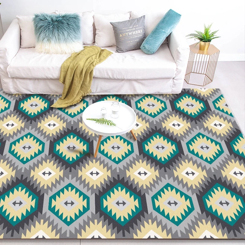 Morocco Style Geometric Carpets Rug for Living Room Anti-Slip Soft Kids Bedroom Floor Mats Doormat Large Home Kitchen Area Rugs
Morocco Style Geometric Carpets Rug for Living Room Anti-Slip Soft Kids Bedroom Floor Mats Doormat Large Home Kitchen Area Rugs